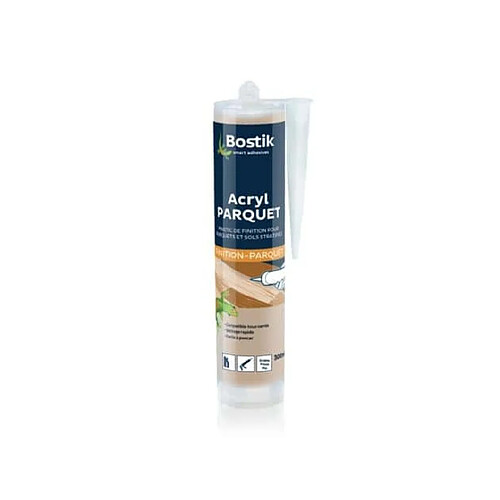 Mastic Bostik ACRYL parquet erable frêne pin 300ml x5