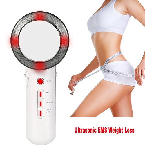 Justgreenbox Ultrasonic Cellulite Stimulate Body Slimming Massager Infrared Ultrasonic Therapy Weight Loss Device - 4000151783446-EU-Plug