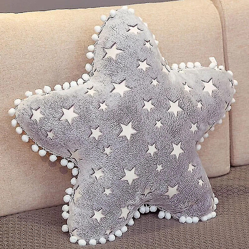 Universal 40cm Sky Series en peluche Toy en peluche dessin animé Cloud Moon Star Planche Planche Plancheur mignon Coussin de canapé (gris)