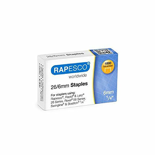 Rapesco 5 Etoiles 581335 Agrafes 26/6 1000 pièces