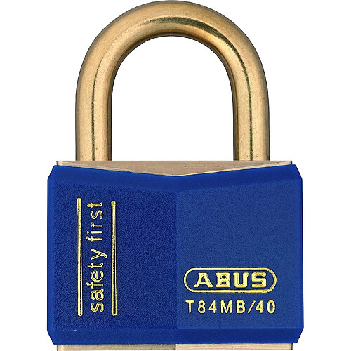 Abus 22717 T84MB/40 Cadenas Marine de 40mm en Laiton Massif Bleu 0016219, 40