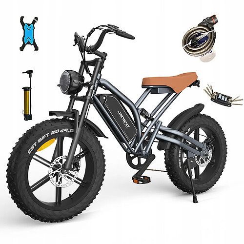 Autrement JANSNO X50P Vélo électrique 20"x4.0 pour Adultes,Moteur 750W,Batterie 48V 14Ah,portée 90KM,45km/h,transmission 7 vitesses,vélo de montagne