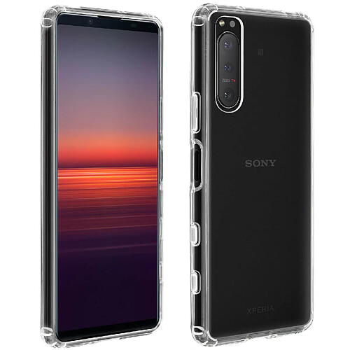 Avizar Coque Sony Xperia 5 II Rigide Antichoc Contour Renforcé Transparent