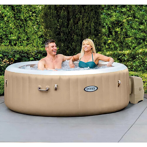 INTEX Baignoire de massage à bulles Rond PureSpa