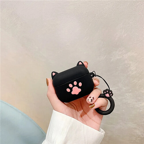 GUPBOO Airpods Coque Housse Étui Protecteur Compatible pour AirPods1/2-chaton griffe silicone