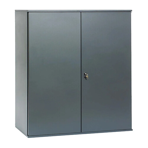 Pierre HENRY Armoire métallique anthracite Brico Hauteur 105 cm.