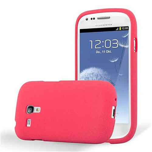 Cadorabo Coque Samsung Galaxy S3 MINI Etui en Rouge