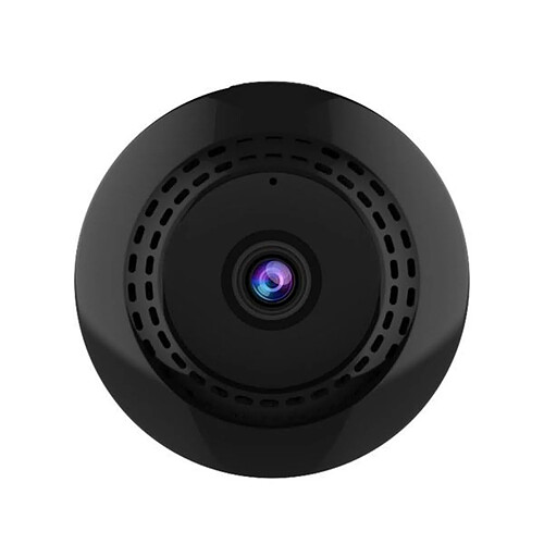 Chrono Caméra cachée sans fil WiFi Mini caméra-petite caméra HD portable avec fonction de vision nocturne-caméra de sécurité intérieure intérieure pour la maison et le bureau(Noir)