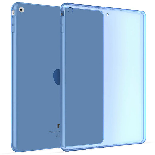 Okuli Transparent Étui Silicone Coque Housse Case Cover pour Apple iPad Air 1 en Bleu