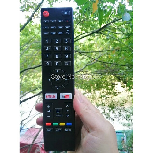 GUPBOO Télécommande Universelle de Rechange Pour CHIQ TV U75G8 U70G8 U65G6 U58E7 U55G7 U5