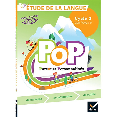 Pop parcours personnalisés, étude de la langue : cycle 3, CM1, CM2, 6e · Occasion