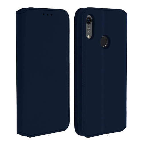 Avizar Housse Honor 8A/Huawei Y6 2019/Y6S Étui Portefeuille Fonction Support bleu nuit