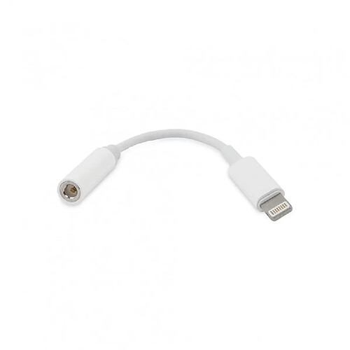 Amahousse Adaptateur Blanc pour iPhone prise Lightning vers Jack de 3.5 mm