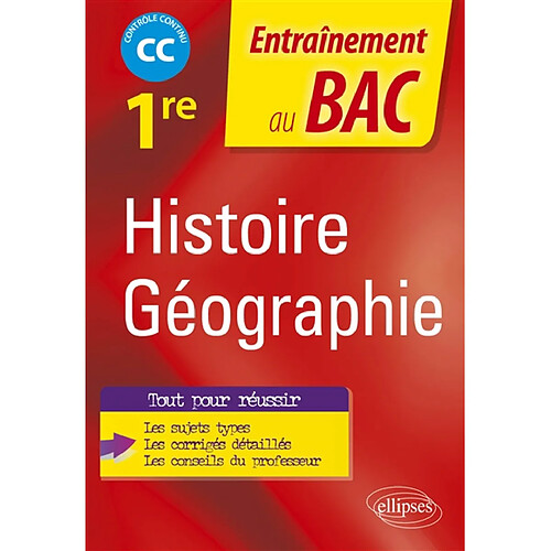 Histoire géographie 1re : CC, contrôle continu