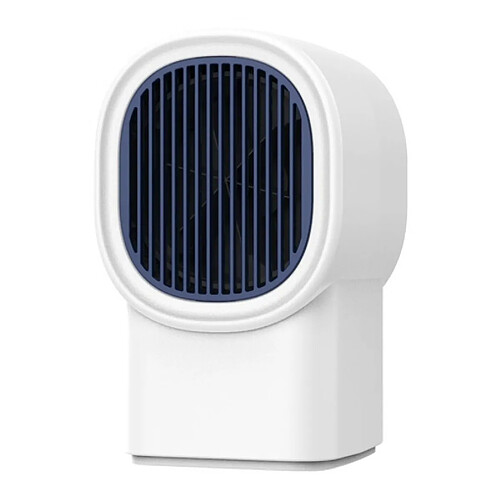 Wewoo Chauffage électrique Dormitory Home Heater Petite soufflante à air chaud silencieuse blanc