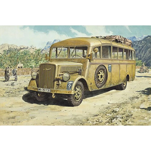 Opel Blitz Omnibus model W.39 Ludewig-bu - 1:72e - Roden