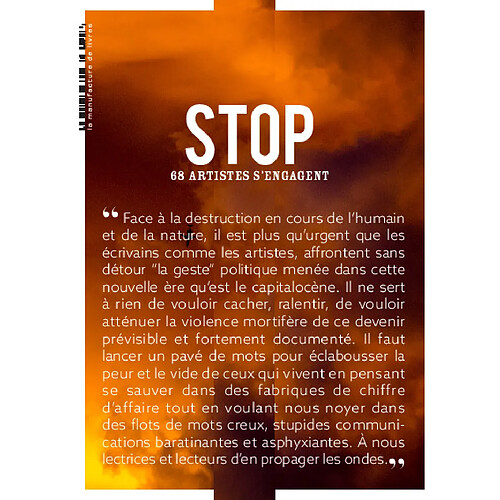 Stop : 68 auteurs et autrices disent stop · Occasion