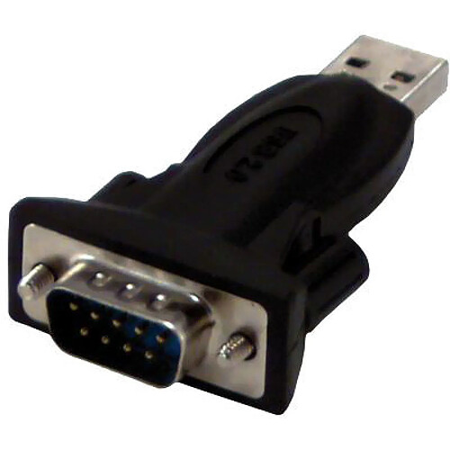 mcl - Convertisseur USB 2.0 série RS232 1 port DB09 mâle + rallonge 1 80m