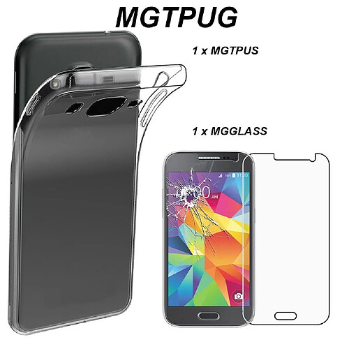 Mobility Gear Coque et verre TPUG pour Apple iPhone 6 -Transparent