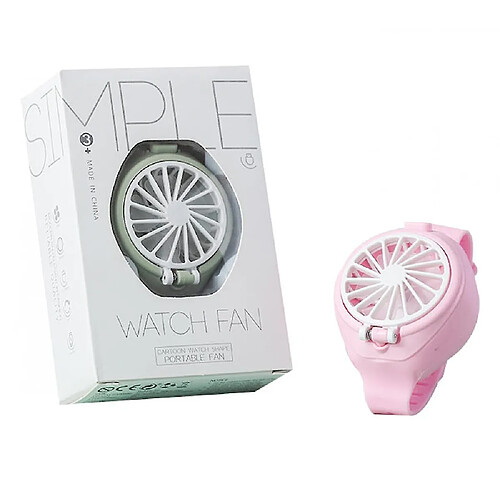 Universal Ventilateur de montre USB mini (rose)