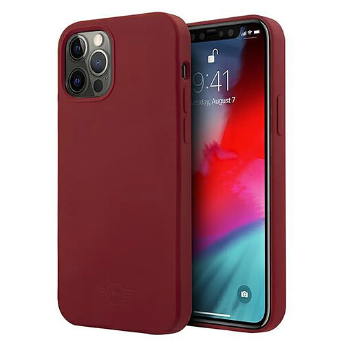 Ozzzo mini mihcp12msltre iphone 12/12 pro 6,1" czerwony/rouge hard coque silicone tone on tone