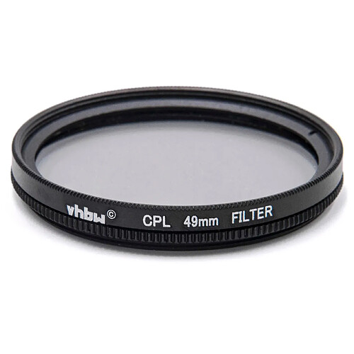 Filtre CPL-Pol universel vhbw49mm pour Canon Casio Pentax Olympus Panasonic Sony Nikon Ricoh Sigma Tamron Samsung Fujifilm Agfa Minolta Kodak.