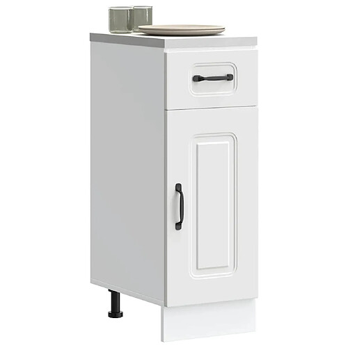 vidaXL Armoire de cuisine Kalmar blanc bois d'ingénierie