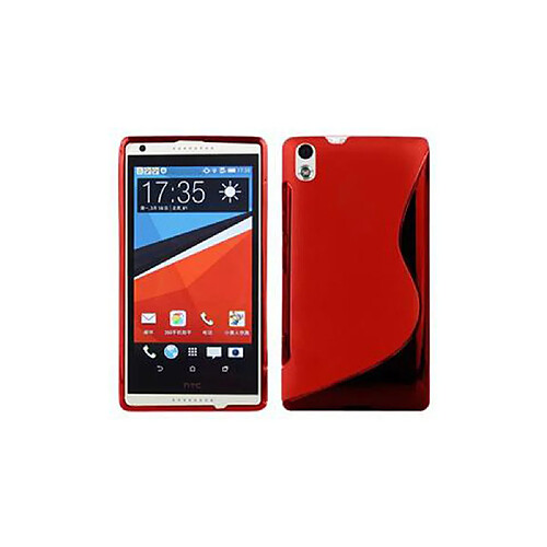 Cadorabo Coque HTC Desire 816 Etui en Rouge