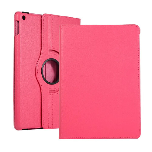 Etui en PU litchi avec support rose pour Apple iPad 10.2 (2019)