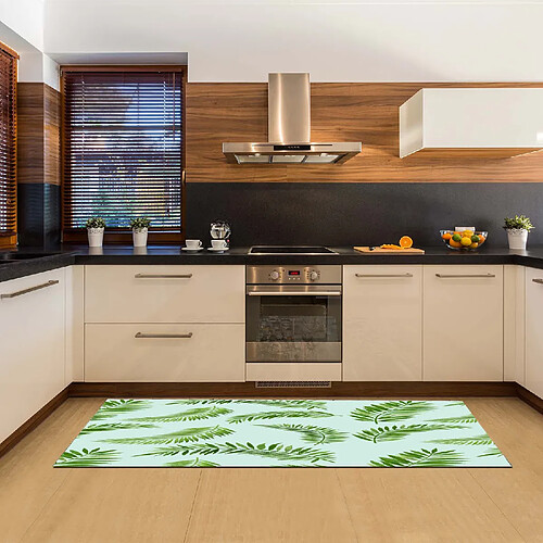 Alter Chemin de cuisine, 100% Made in Italy, Tapis antitache avec impression numérique, Tapis antidérapant et lavable, Modèle Ethan, 240x52 cm