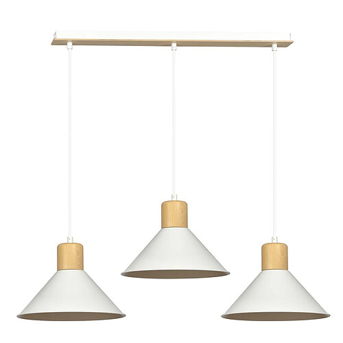 EPIKASA Suspension Rowen, Blanc, Acier, 86x100x25 cm