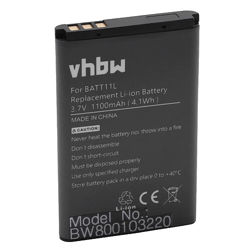 vhbw Batterie 1100mAh compatible avec Ordro HDV-V16, SVP Usance AGG-023, HDDV2100, HDDV2500, HDDV5500, T100, T608, Vivitar DVR-820HD, DVR-925HD.