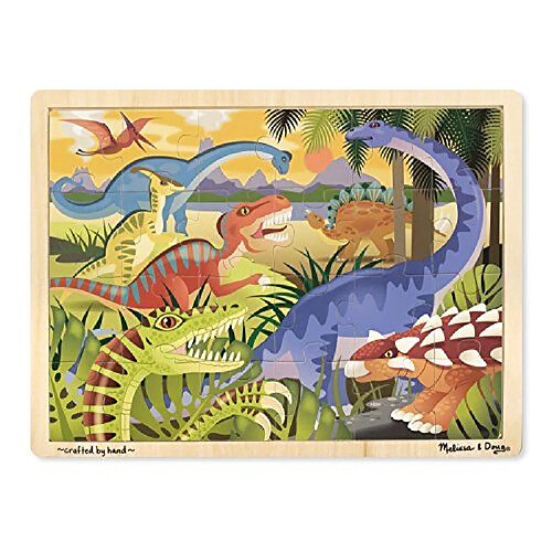 Melissa & Doug - 19066 - Puzzle En Bois - Dinosaures