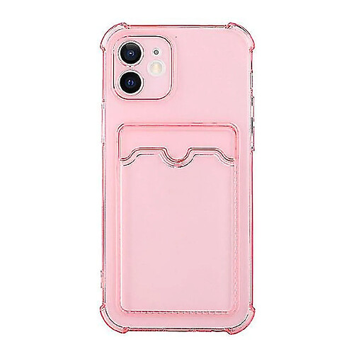 Universal Étui de téléphone iPhone 13 / étui de téléphone transparent (rose transparent)