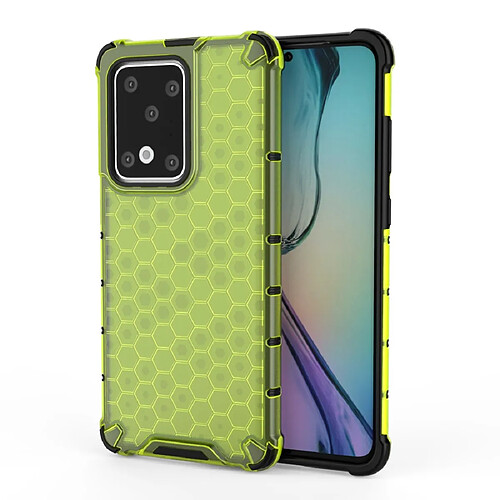 Wewoo Coque Pour Huawei P40 Pro Shockproof Honeycomb PC + TPU Case Green