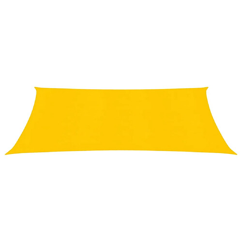 Helloshop26 Voile d'ombrage 160 g/m² 2 x 5 m PEHD jaune 02_0009119