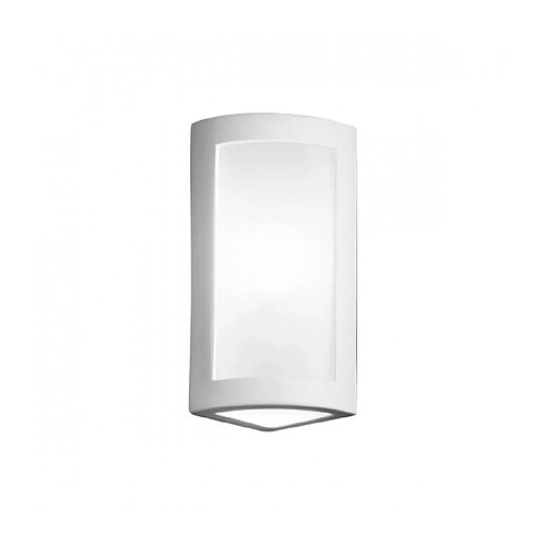 Luminaire Center Applique murale CASABLANCA blanc 1 ampoule Largeur 12 Cm