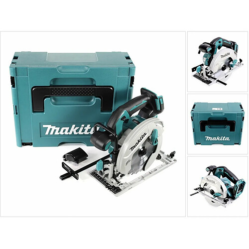 Makita DHS 680 ZJ Scie circulaire sans fil 18V Ø 165 mm + Boîtier MAKPAC 3 - sans Batterie ni Chargeur