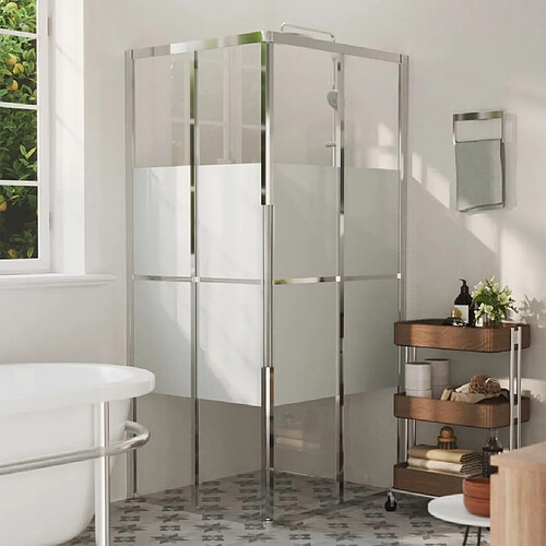 vidaXL Cabine de douche ESG 90x70x180 cm