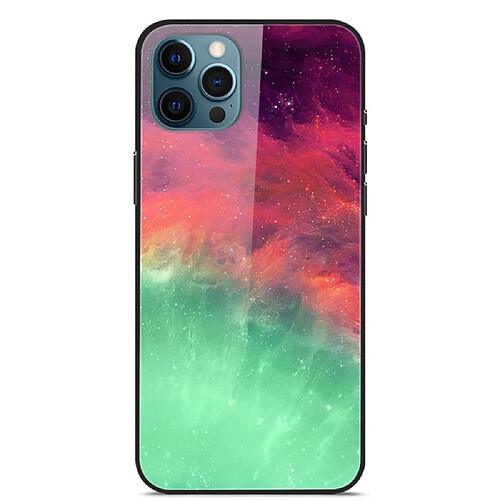 Coque en TPU anti-rayures nébuleuse de couleur pour votre iPhone 13 Pro 6.1 pouces