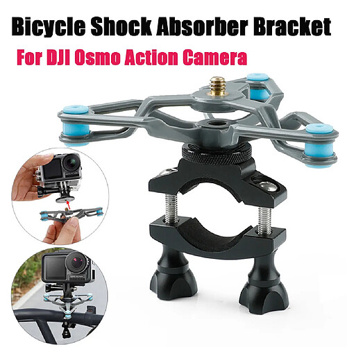 Pour DJI Osmo Camera Action Shock Absorber bicyclette Support étendu Support fixe