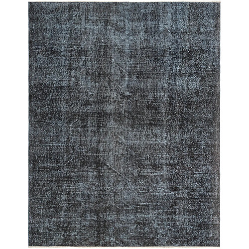 Vidal Tapis de laine 239x185 noir Ultra Vintage