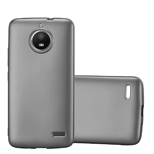 Cadorabo Coque Motorola MOTO E4 Etui en Gris