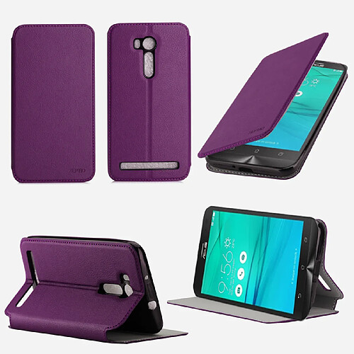 Xeptio Etui Asus ZenFone Go ZB552KL 4G violet avec stand