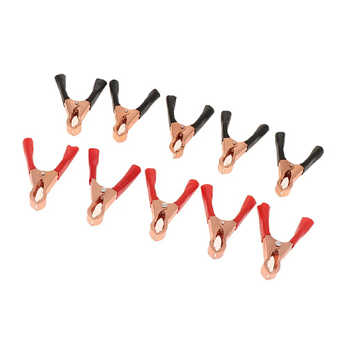 Lot de 10pcs Pinces Crocodiles 80mm 50A