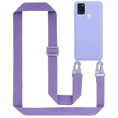 Cadorabo Etui Samsung Galaxy A21s Coque en Mauve