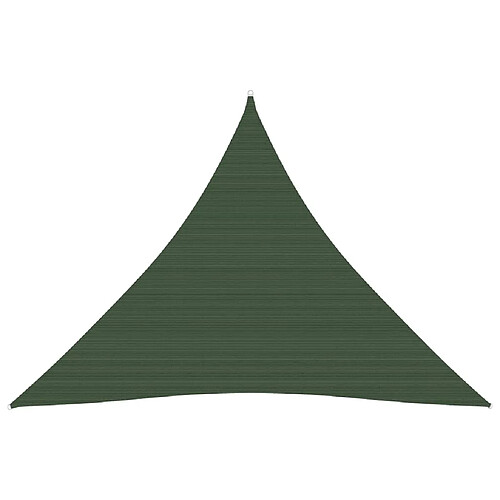 ComfortXL Voile D'ombrage 160 G/m² Vert Foncé 3,6x3,6x3,6 M Pehd