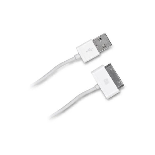 D2 Diffusion D2USBAPP30PIN100B câble de téléphone portable Blanc 1 m USB A Lightning