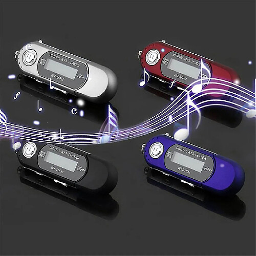 Universal Mini lecteur flash USB 2.0 lecteur de musique MP3 avec affichage LCD à transmission haute vitesse