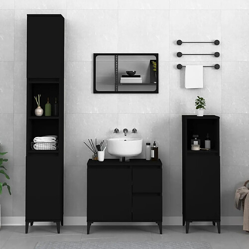 vidaXL Armoire de salle de bain